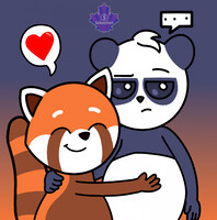 Getting tired of a red panda