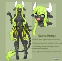 Cyber Neonic Cow - closed