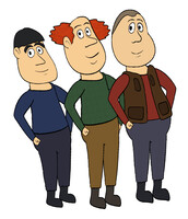 The Three Stooges (Procreate Style)