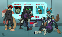 Henchmen Training Session (Commission)