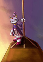 (Fanart) Blaze high up