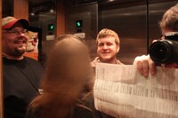 Greasy elevator!
