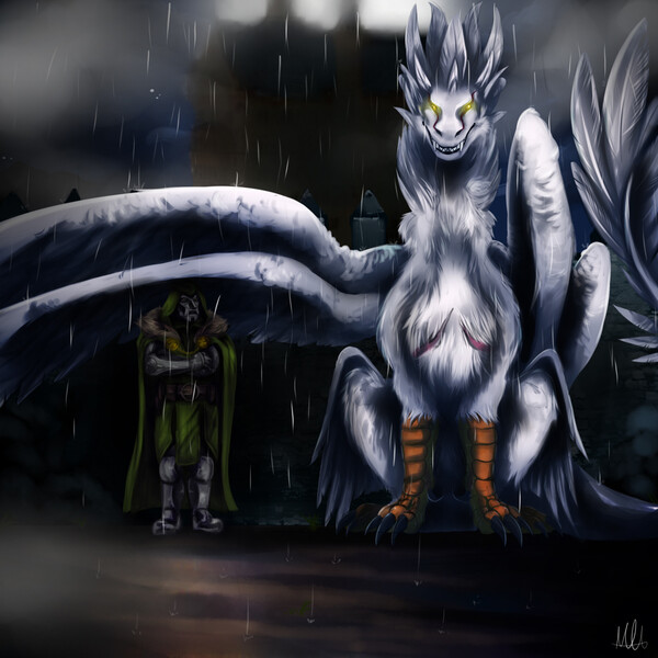 Mega Punch Vs. Shadow Claw [Artwork by Garuru] by TykoTyphlosion -- Fur  Affinity [dot] net