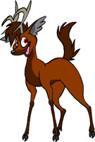 Adam-crazy deer