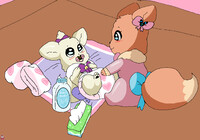 Being a caring big sis