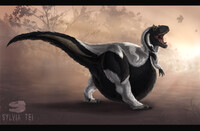 "Fall fat dino YCH"#2