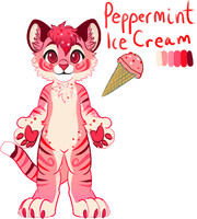Peppermint Ice Cream Tiger - Adoptable
