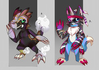 Digimons Batch76_ setprice OPEN 0/4 by pikachim -- Fur Affinity