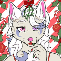 Christmas Cutie Kitsukiki //Art by Duskfish