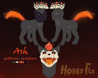 Ash the Cerberus, centaur.