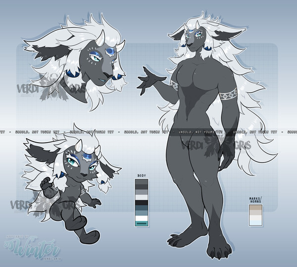 Dapple Grey Overo [Open Adopt] by quinnuki -- Fur Affinity [dot] net