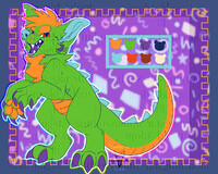 Reptar Themed Dino Dog Adopt