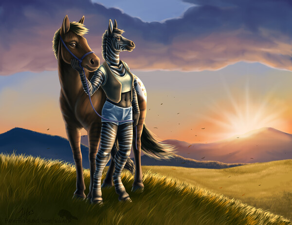 COMM] Onwards by TheFuzzyHorse -- Fur Affinity [dot] net