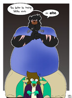 Slate gives Synful drag a message - art by SYNFUL