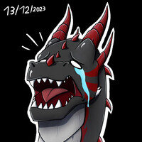 Dragon crying