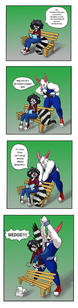 Workout Wedgie Woes by OrionTheHart -- Fur Affinity [dot] net