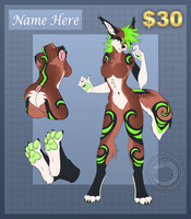 Brown, Black & Green Canine! [ADOPT][OPEN][$30]