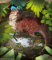 DinosaurMannsDinoDecember - Dec 16: Dilophosaurus ❄