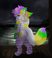 Wow, what a cozy night it is~ ⭐️🌘 | [YCH]