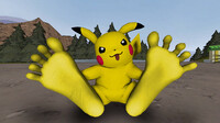 Pikachu feet (by Sfmff)