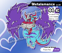 [SOLD]MetalGreymon x Salamence Fusion ADOPT!