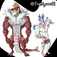 Tyrantrum and Sylveon Couple