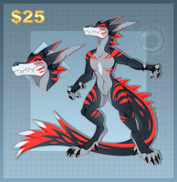 Black & Red Croc! [ADOPT][CLOSED][$25]