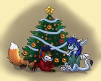 [Not my art] Taur under the tree (Art by STstudio)