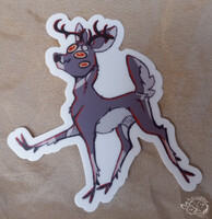 Not Deer Vinyl Sticker Now Available!