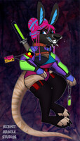 Turbine the Kangaroo (Cyberpunk) [Shaded Fullbody]