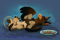 The sated gryphon