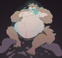 Ghostly Wolf getting his fills