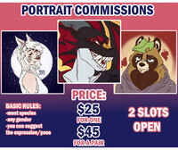 ✨PORTRAIT COMMISSIONS✨2 SLOTS