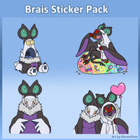 pack strickers from kramchee(Kit and Casper)