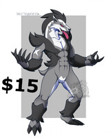 (SOLD) Inverse Obstagoon Adopt