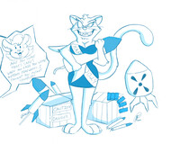 Sketch Stream Commission For BlackOwl