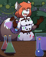 Evil scientist Ren! (Commission)