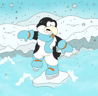 Floe Over the Rapids