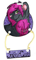 SugarCat Dangly Badge