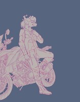 Motorbike lineart