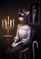 The painting on the wall