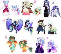 Gardevoir x Mane 7 MLP Fusion OPEN 7/7