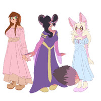 The girls! (Old art)