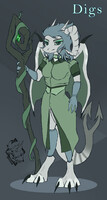 The reference of a minor character Digs