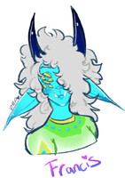 Attack on Francis (art fight 2021) (old art)