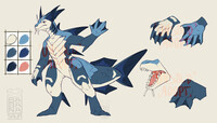 Fish dragon blue $70 USD
