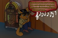 In the middle of one