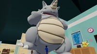 Looming over micro human