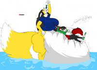 over kanita's belly