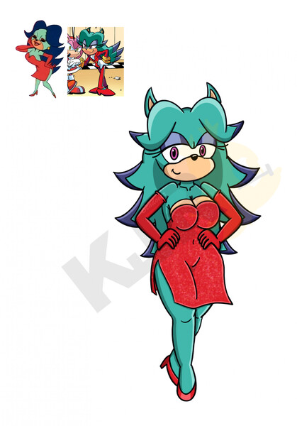 Breezie The Hedgehog by KJR_Whatever -- Fur Affinity [dot] net